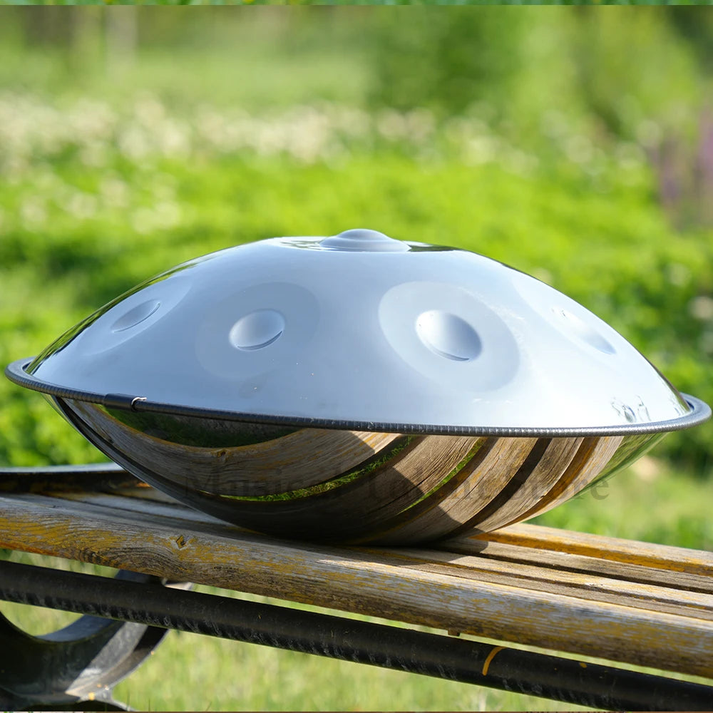 Handpan inox poli miroir