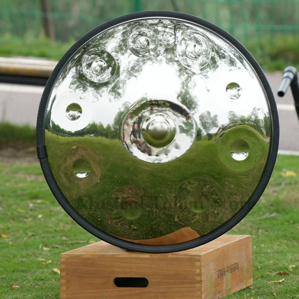 Handpan inox poli miroir
