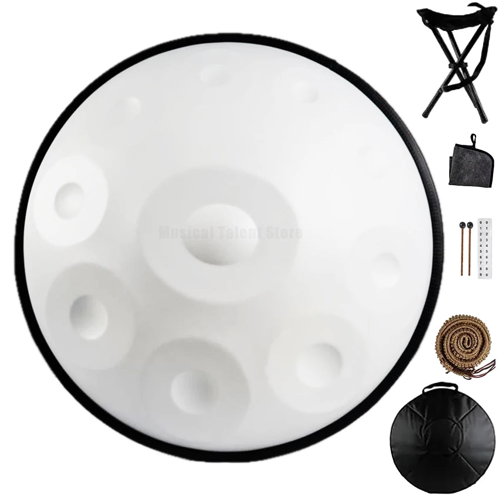Handpan blanc 22 pouces