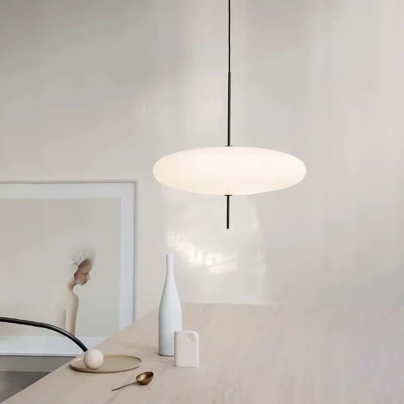 Suspension disque blanche