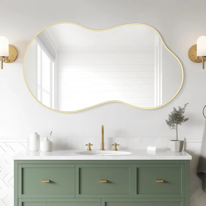Miroir mural organique