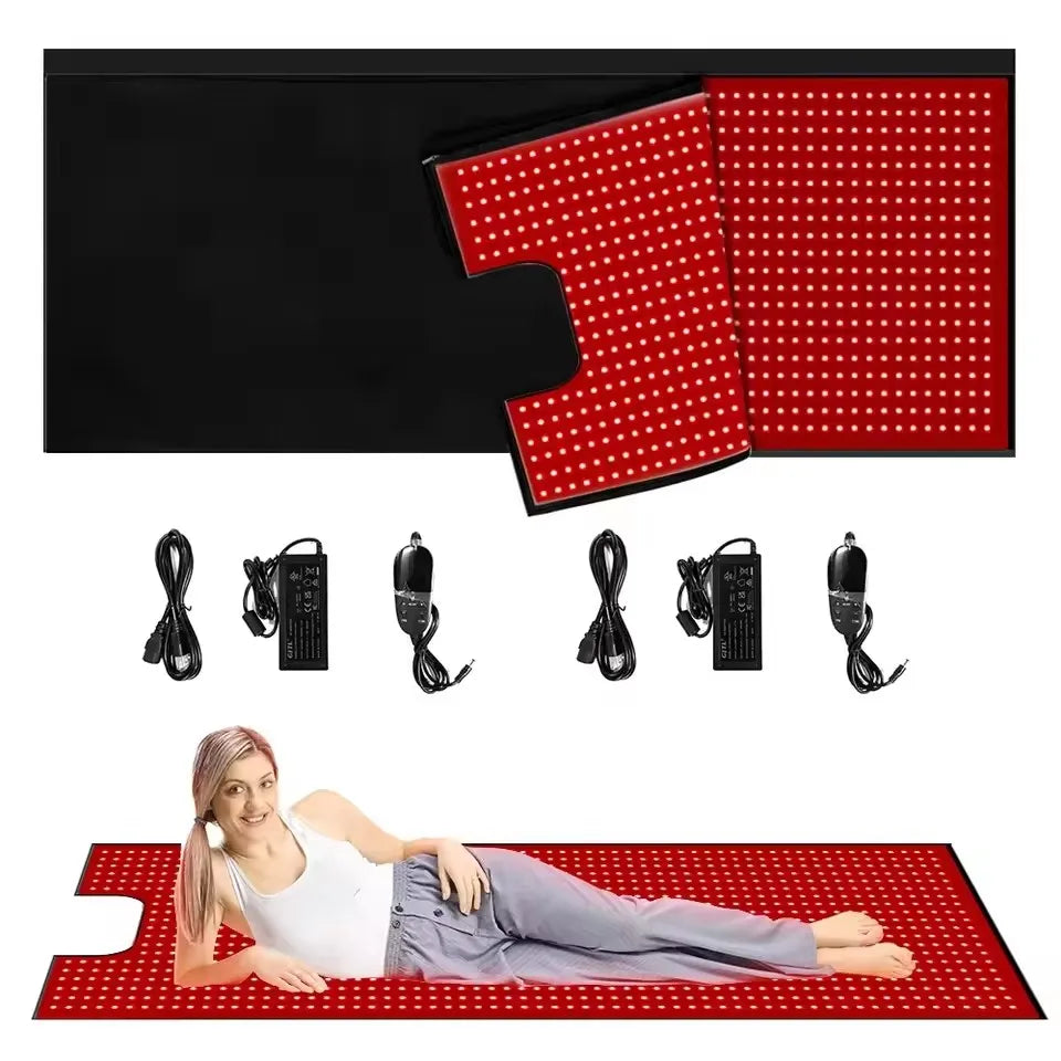Tapis de lumière rouge corps entier — 660 + 850 nm
