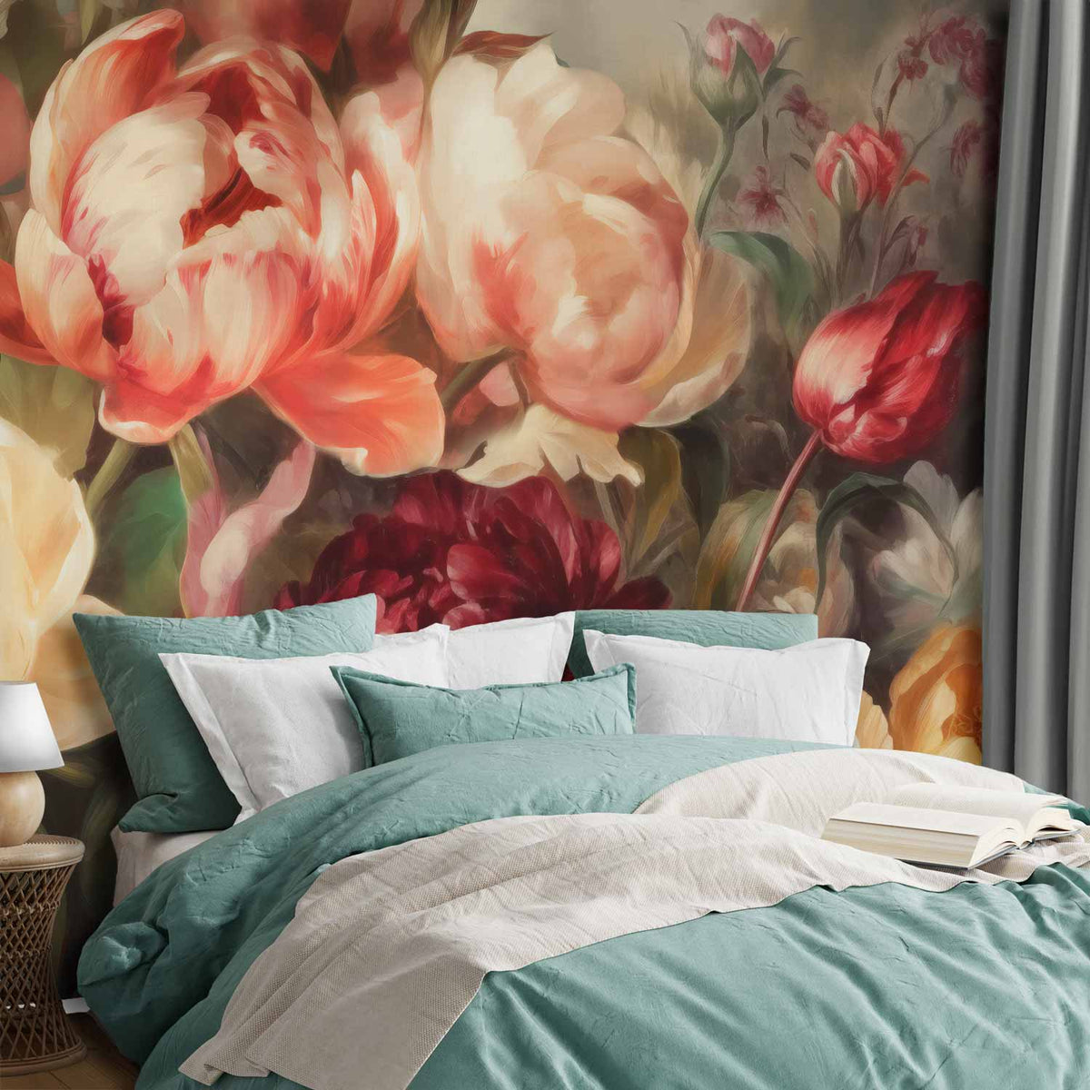 Pivoines flamandes vues en situation
